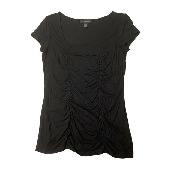 Ruched Detail T-Shirt by INC. - Picture 1 of 5